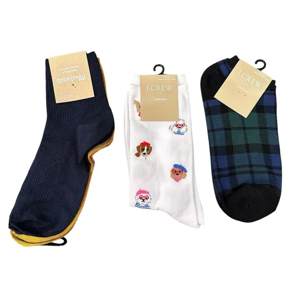 Bundle of 4 Pair of Socks Women J Crew Madewell
